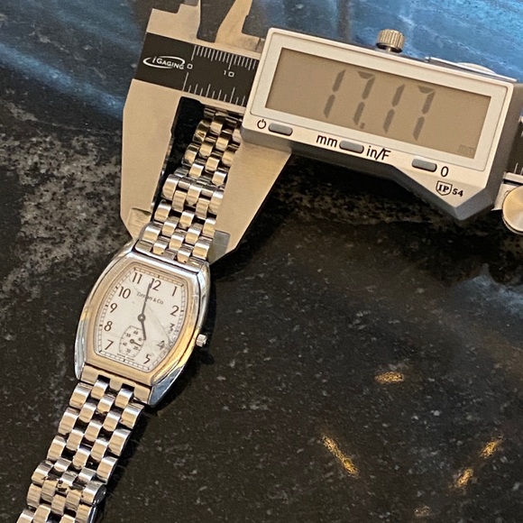 Tiffany & Co. Mens Tonneau Watch w/ Travel Case - Picture 8 of 8